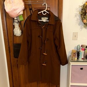 LL Bean wool coat